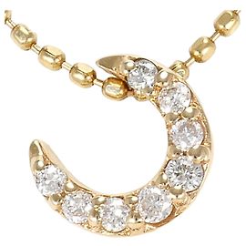 Autre Marque 10K Gelbgoldhalskette mit Diamant