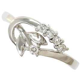 Autre Marque Anillo de banda de platino PT900 con diamante