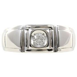 Autre Marque PT900 Platinring mit Diamant