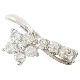PT900 Platinring mit Diamant - Autre Marque