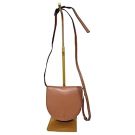 Loewe Small Heel Bag in Pelle di Vitello Marrone