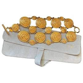 Bracciale rigido Christian Dior in metallo dorato