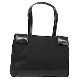 Borsa PRADA in nylon nero argento Auth ka4784A - Prada