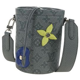 LOUIS VUITTON Taurillon Clemence Climbing Chalk Nano Bag M81572 Auth 185487SAM