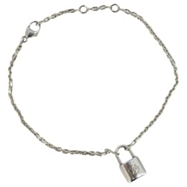 Bracciale LOUIS VUITTON Bracciale Silver Lockit Ag925 Silver Q95450 Auth 186237A - Louis Vuitton