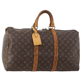 LOUIS VUITTON Borsa Boston Monogram Keepall 50 M41426 LV Auth 185731