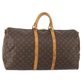 LOUIS VUITTON Monogram Keepall Bandouliere 55 Borsa Boston M41414 LV Auth 183970
