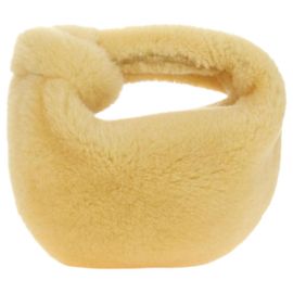 Bottega Veneta Pochette BOTTEGAVENETA in pelliccia Yellow Gold 185930SM