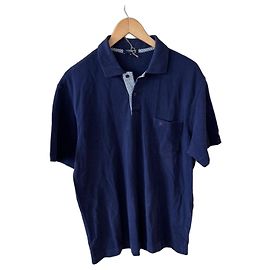 Polo Burberry London para hombre azul marino