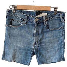 Pantaloncini in denim blu Armani Jeans