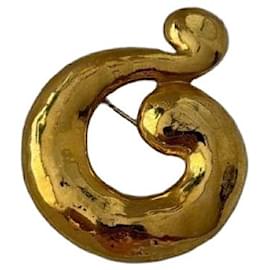 Yves Saint Laurent Broche Cassandre Dorée