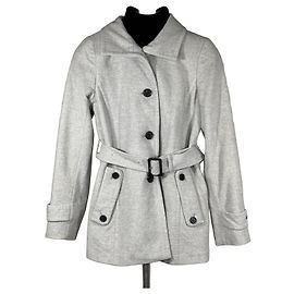 Abrigo con cinturón de mezcla de lana Burberry London