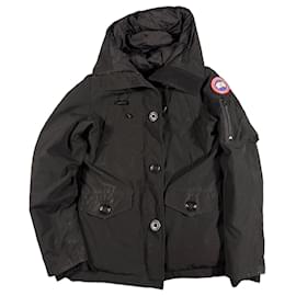 Parka Canada Goose Montebello 2530L Black Down Coat Jacket Mujer S Hecha en Canadá - CJ376