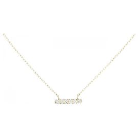 Autre Marque Collana con diamante Au750