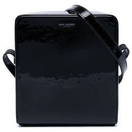 Borsa a tracolla Saint Laurent in vernice nera