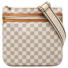 Louis Vuitton White Damier Azur Pochette Bosphore