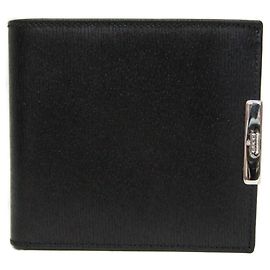 Cartera de cuero plegable Gucci