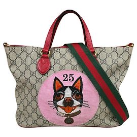 Gucci Bosco Patch GG Supreme Shoulder Bag
