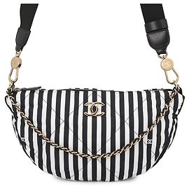 Borsa Hobo Chanel Coco Beach Mark Large in Nylon