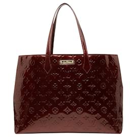 Louis Vuitton Monogram Vernis Wilshire MM Tote Bag