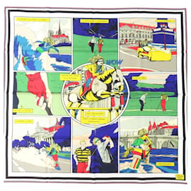 Sciarpa in seta Hermes Carre 90 Double Face - Hermès