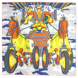 Hermès Sciarpa in seta Hermes Carre H100 Mega Chariot