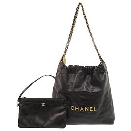 Chanel 22 Small Tote Bag schwarz