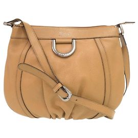 Borsa a tracolla Abbey in pelle camel Gucci