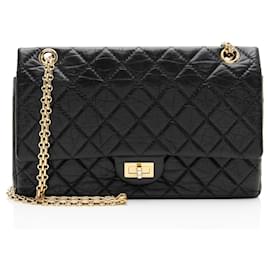 Borsa Chanel Reissue 225 Double Flap in pelle di vitello invecchiata