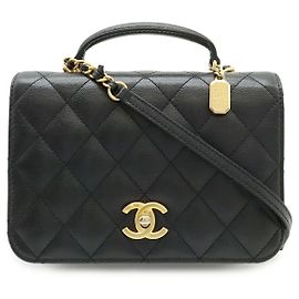 Borsa a Spalla Chanel Caviar Matelasse Chain