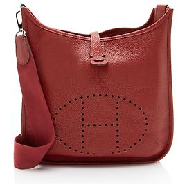 Hermès Hermes Taurillon Clemence Evelyne III PM Schultertasche