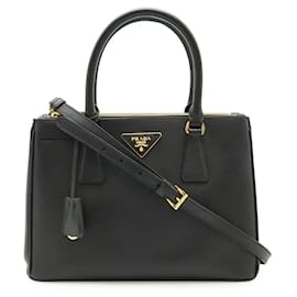Borsa a tracolla Galleria Triangle in pelle Saffiano Prada