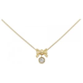 Autre Marque Collana a nastro con diamante Au750