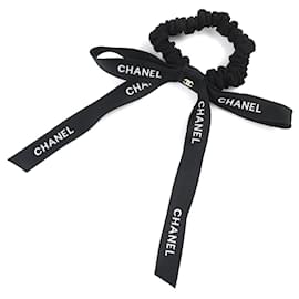 Scrunchie Chanel COCO Mark Logo Ribbon Accessorio per Capelli