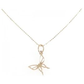 Autre Marque Collana Butterfly in Oro K10PG K10YG