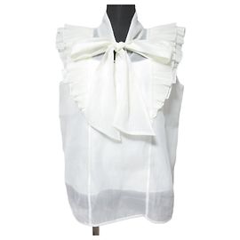 Autre Marque Blusa sin mangas con lazo Snidel