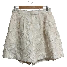 Autre Marque Pantaloncini in jacquard con motivi geometrici