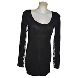 Just Cavalli Schwarzes Mini-Kleid