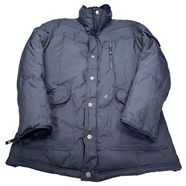 Armani Jeans Chaqueta Acolchada Puffer Azul Marino