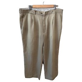 Burberry Leisure Pantaloni Beige con Piega