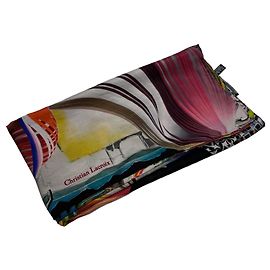 Christian Lacroix Seidenschal mit abstraktem Print