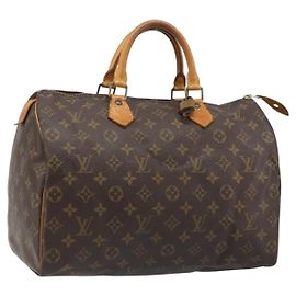 LOUIS VUITTON Borsa Monogram Speedy 35 M41524 LV Auth 186099A