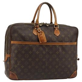 LOUIS VUITTON Monogram Porte Documents Voyage 2 Compartments M53362 Auth bs35595