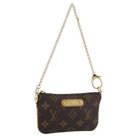 LOUIS VUITTON Pochette Mila MM Monogram Chain M60094 Pochette LV Auth 186142V