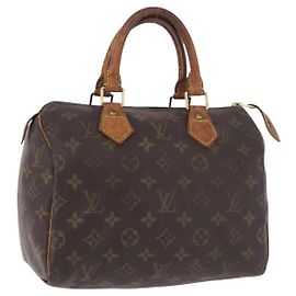 LOUIS VUITTON Borsa Monogram Speedy 25 M41528 LV Auth 187650