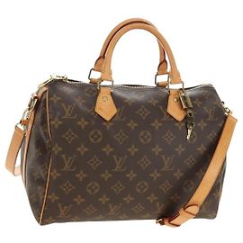 LOUIS VUITTON Bolso Monogram Speedy Bandouliere 30 M40391 LV Auth 185349SAV