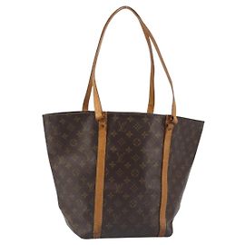 LOUIS VUITTON Monogram Sac Shopping Tote Bag M51108 LV Auth 185549