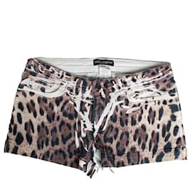Dolce & Gabbana, Leopard printed shorts
