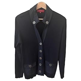 Burberry London Cardigan aus Wolle in Schwarz
