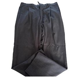 Autre Marque Valentino Roma Pantalones de Lana Gris